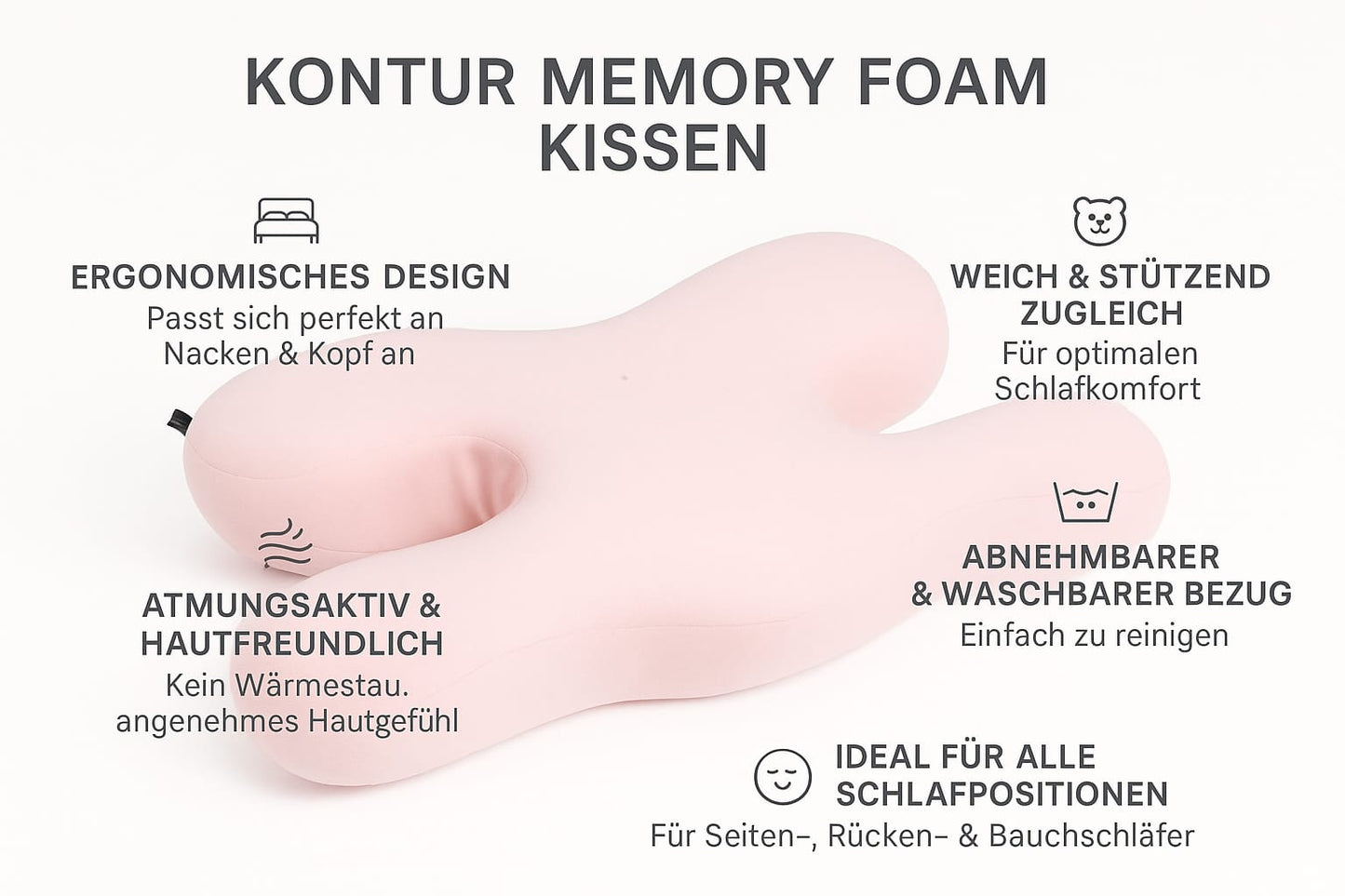 Kontur-Memory-Foam-Kissen
